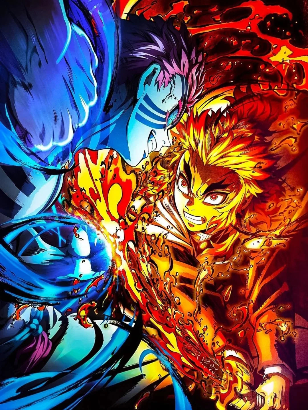 Demon Slayer 5D DIY Diamond Painting Mosaic Art Home Decoration Poster