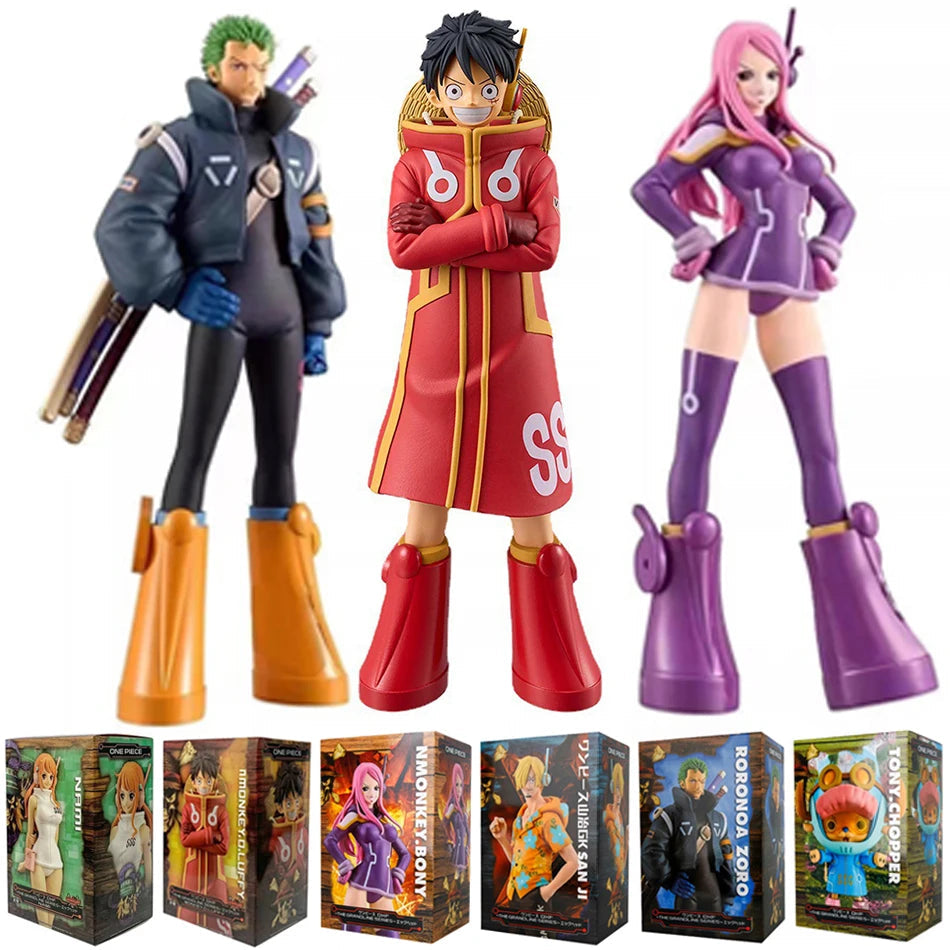 17cm One Piece Egg Head Island Action Figures