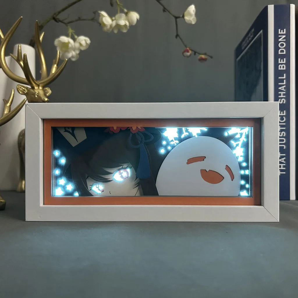 Genshin Impact Bedroom Room Night Light Box
