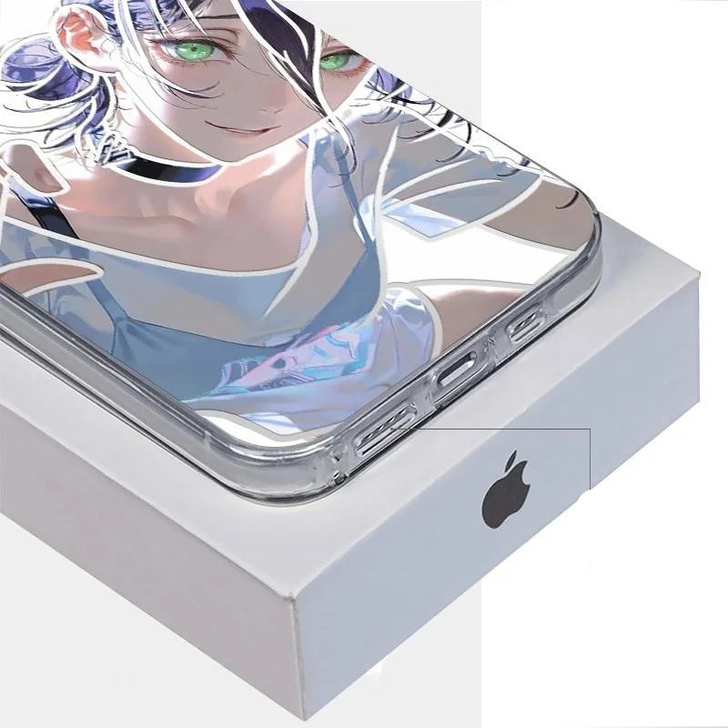 Reze Chainsaw Man Phone Case for iPhone 11 12 13 14 15 16 17 Pro Max Plus XR mini Air Cover