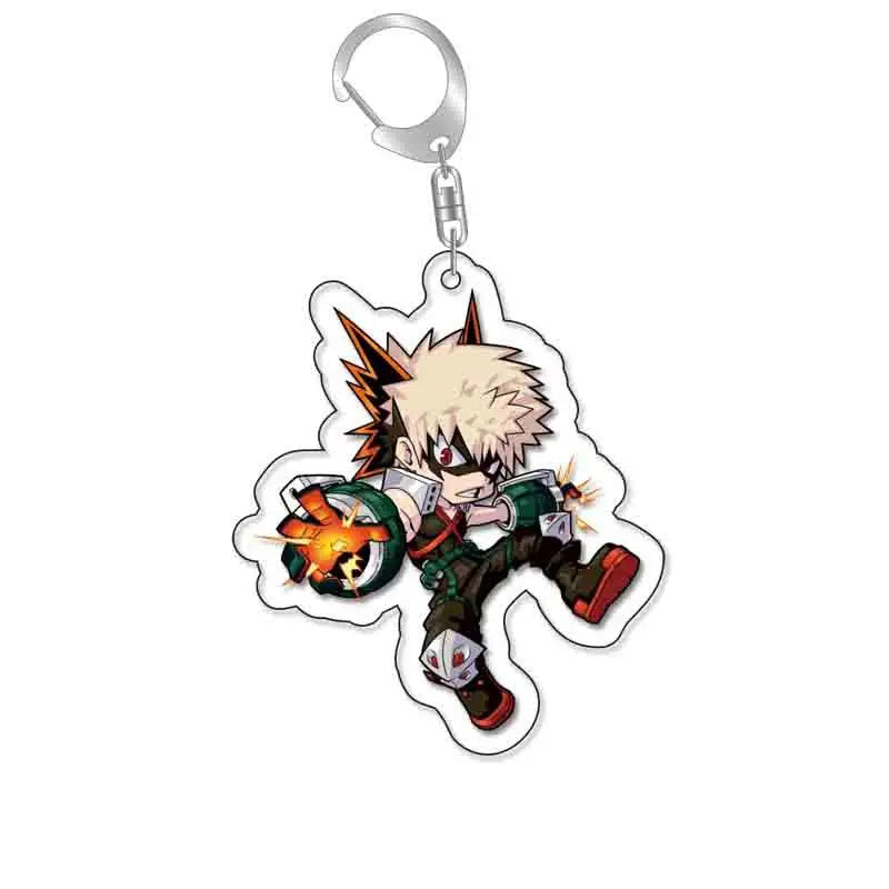 My Hero Academia Key Pendant Props Acrylic Keychains