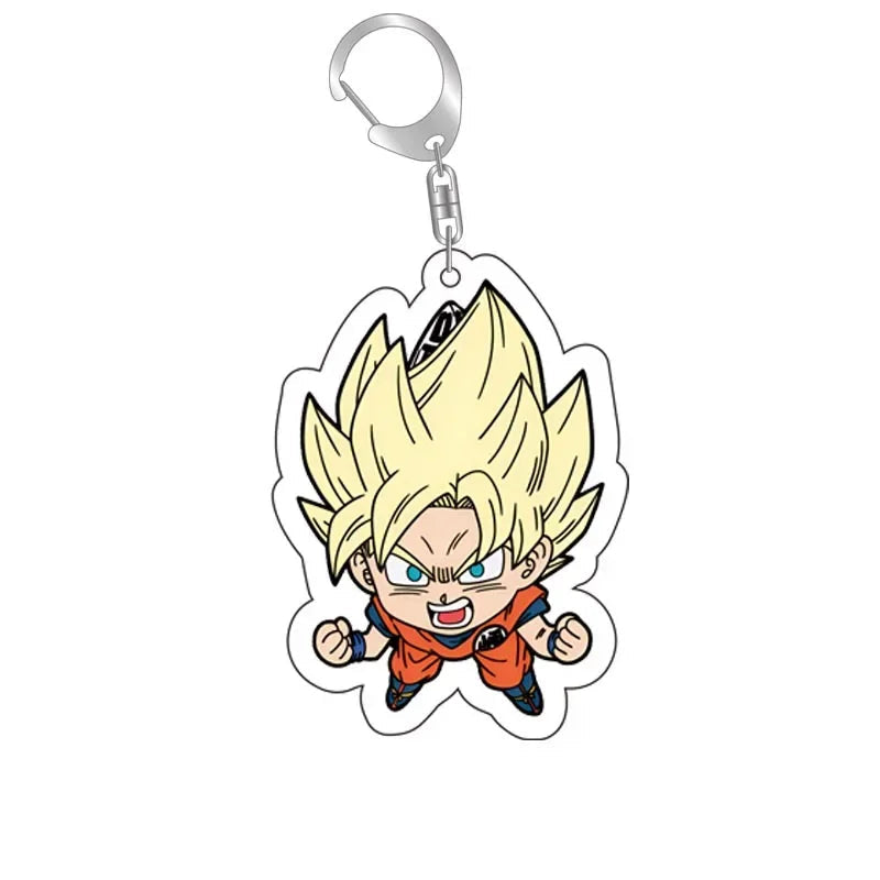 Dragon Ball Transparent Acrylic Double-Sided Printed Keychain