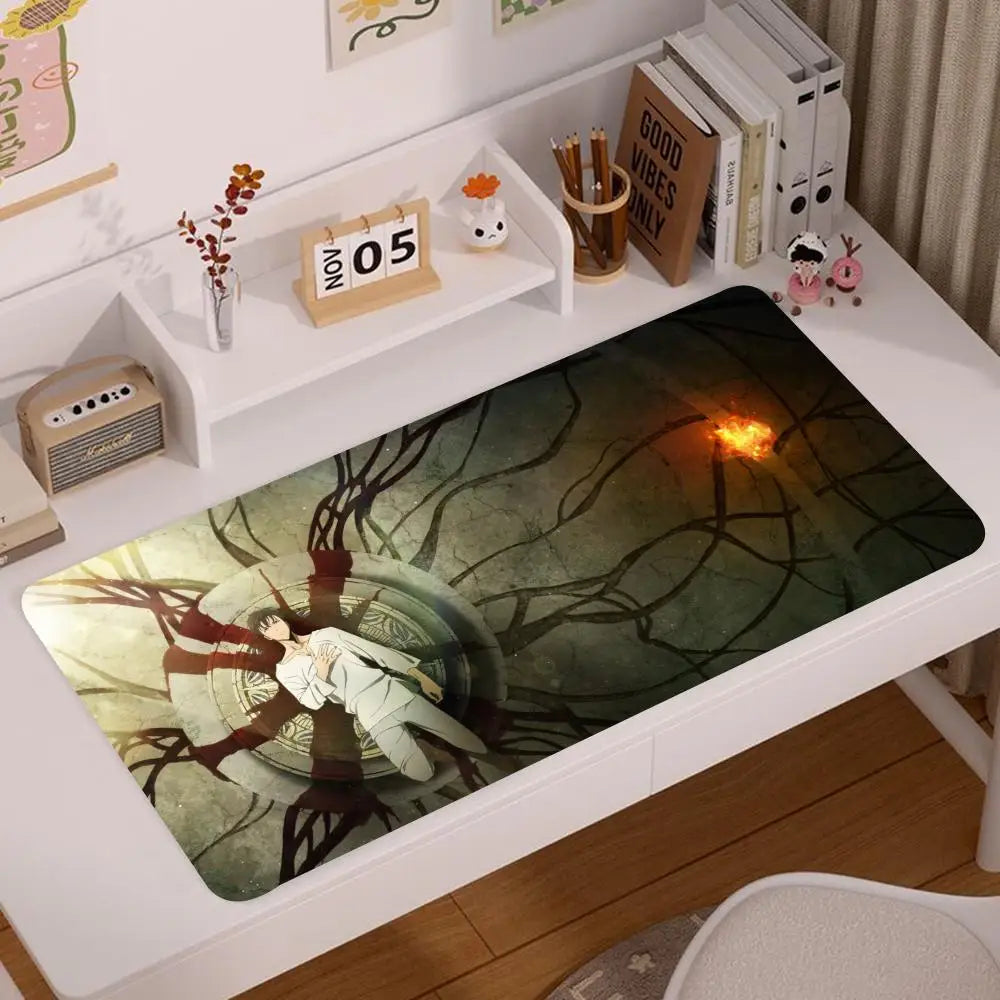 Solo Leveling Keyboard Leather Mouse Pad Anti-slip DeskMat