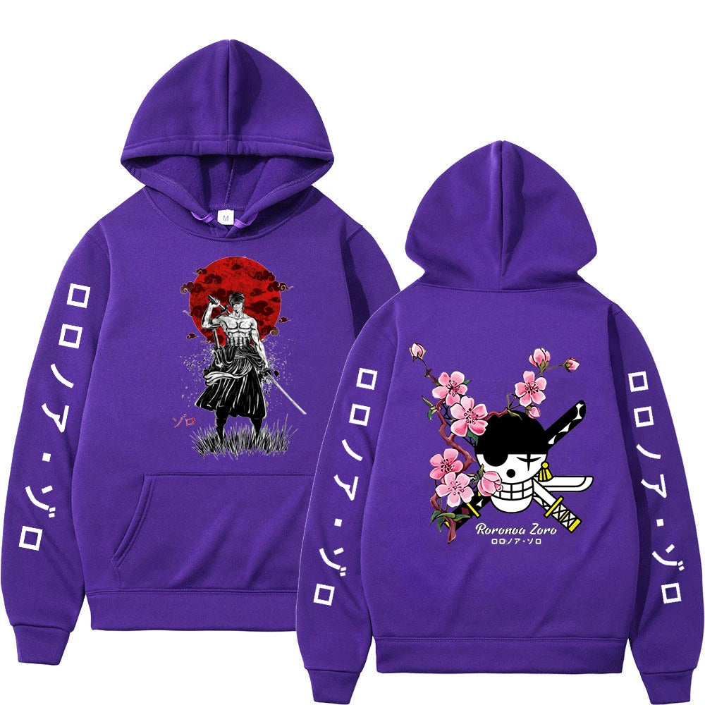 One Piece Roronoa Zoro Harajuku Style Hoodie