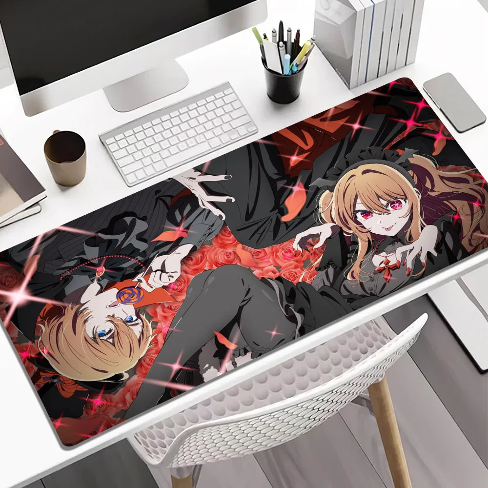 Oshi No Ko Mousepad Keyboard Mats Rubber PC Office Lartge Anti-slip DeskMat