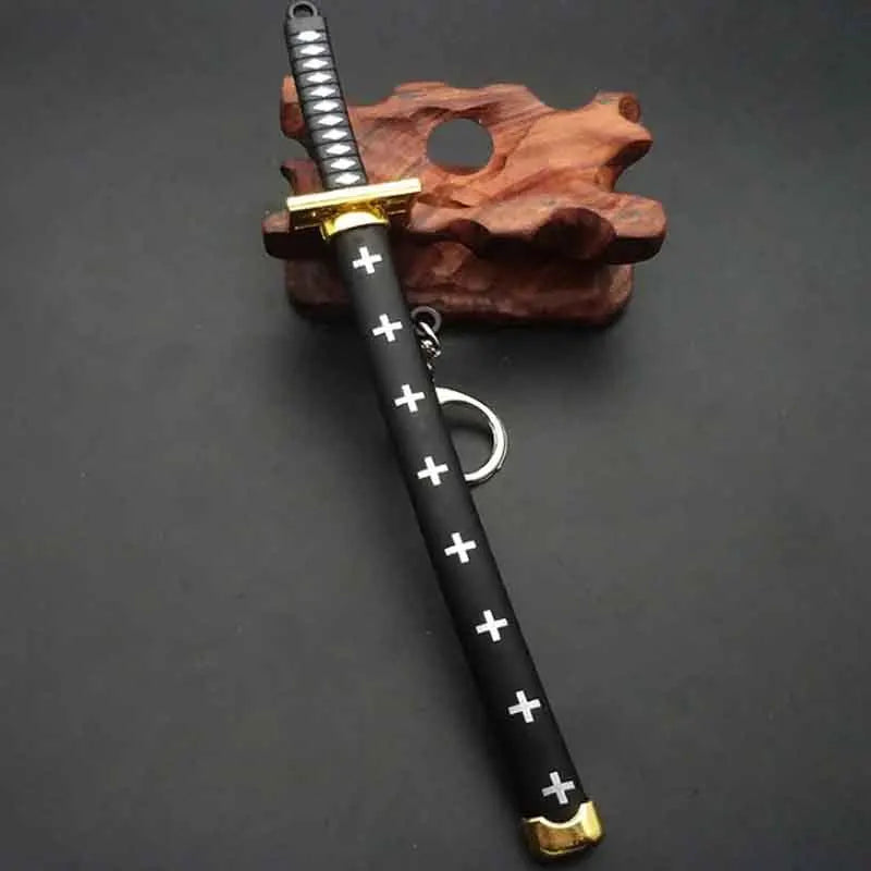 Mini Roronoa Zoro Samurai Sword Keychain