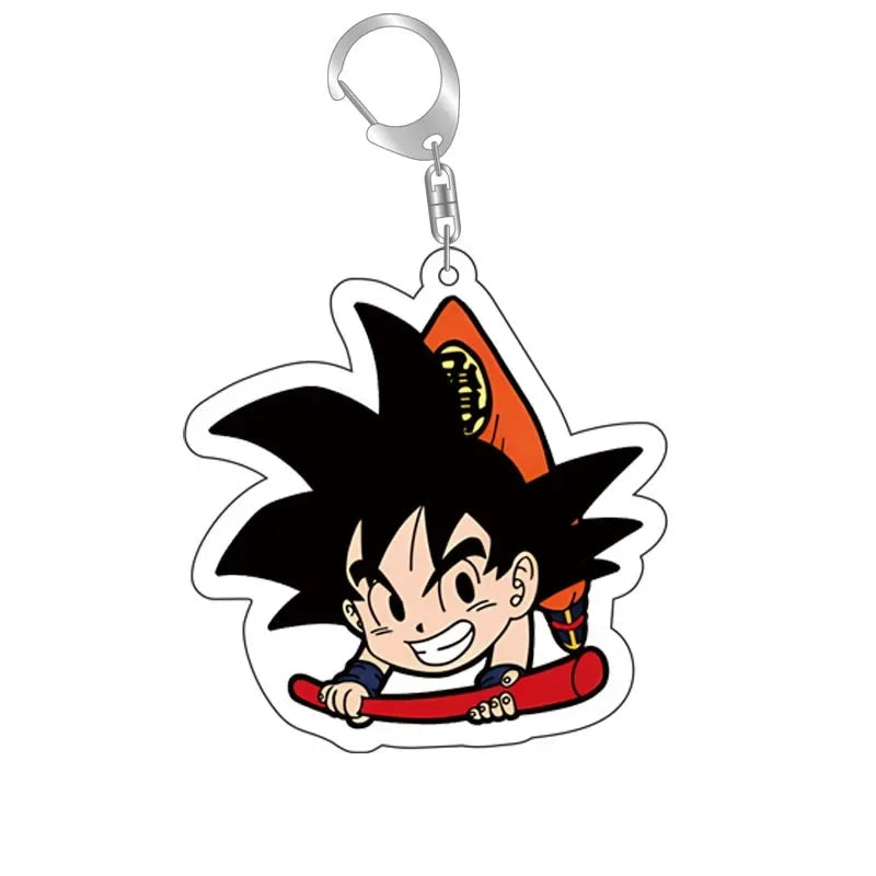 Dragon Ball Transparent Acrylic Double-Sided Printed Keychain