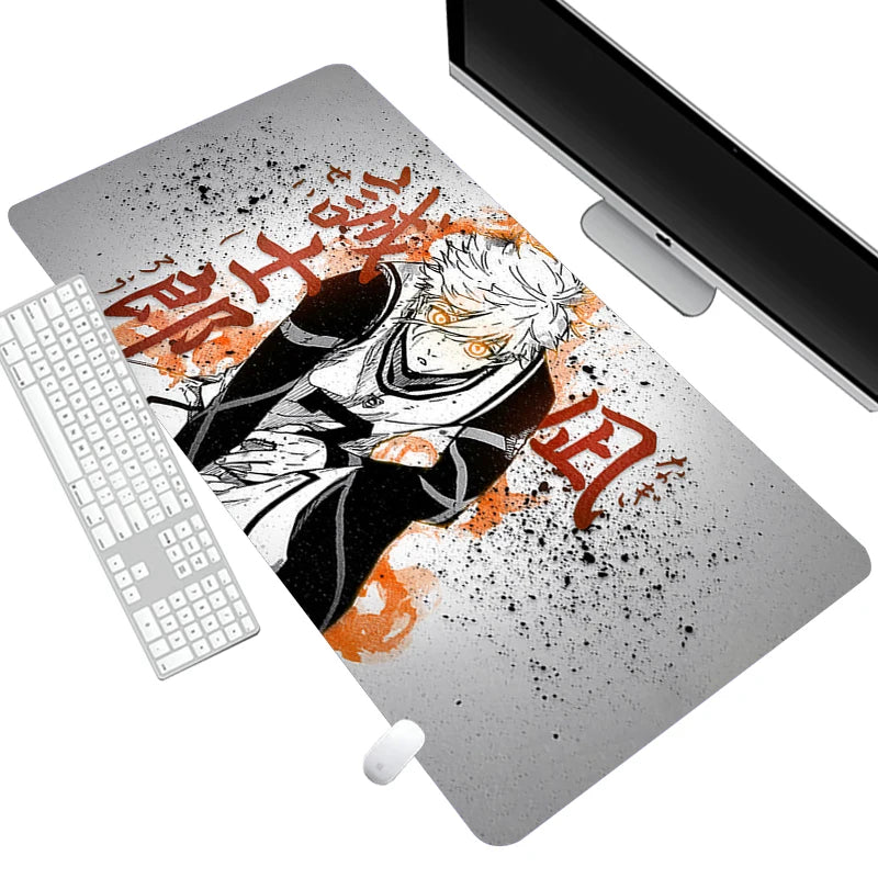 Nagi Seishiro Mousepad PC Gamer Keyboard Rug Black and White Mouse Pad Laptop Gaming Desk Mat