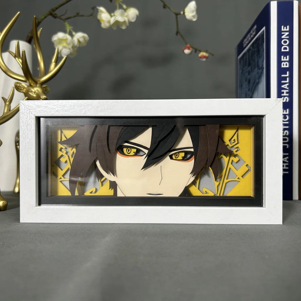 Genshin Impact Bedroom Room Night Light Box