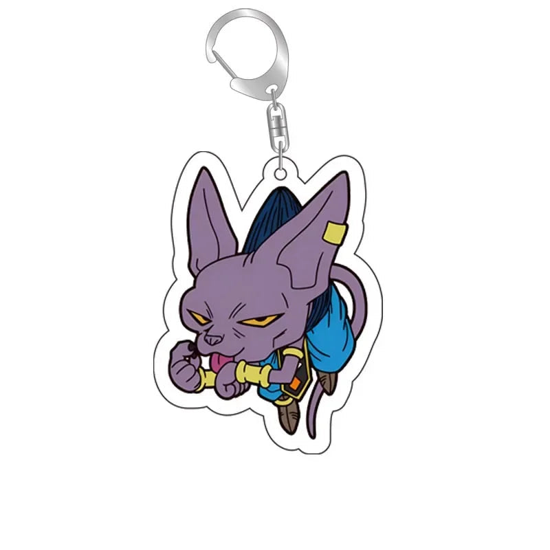 Dragon Ball Transparent Acrylic Double-Sided Printed Keychain