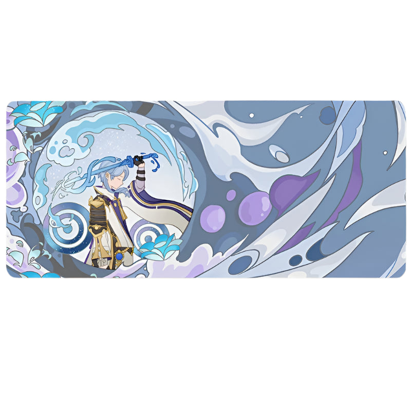 Genshin Impact Mouse Pad Non-slip Keyboard Desk Mat Mousepad
