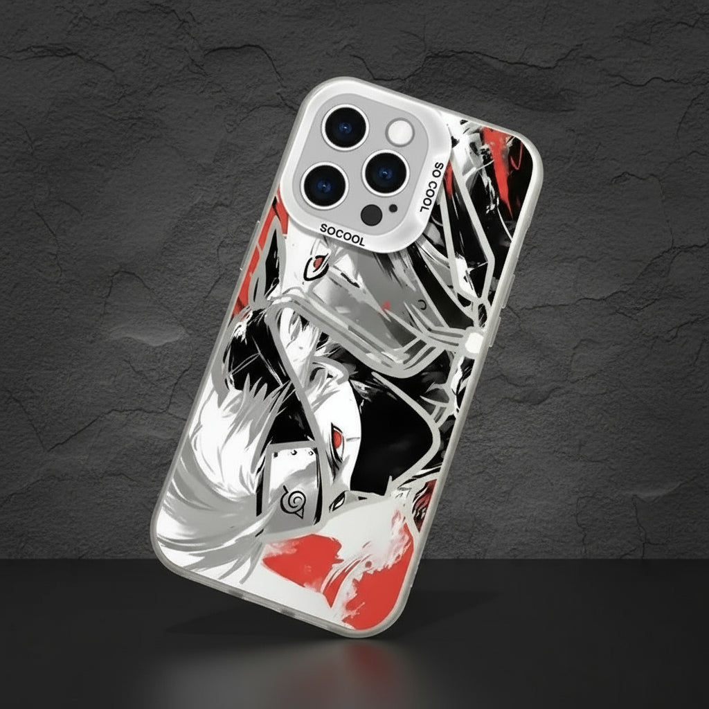 Naruto Sasuke Kakashi Phone Case for Apple iPhone 11 12 13 14 15 16 17 Pro Max Plus Air 3D NARUTO shockproof Cover