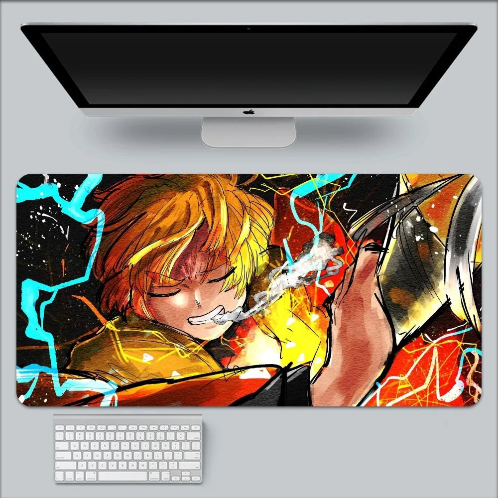 Zenitsu Agatsuma Large Gaming PC Keyboard DeskMat