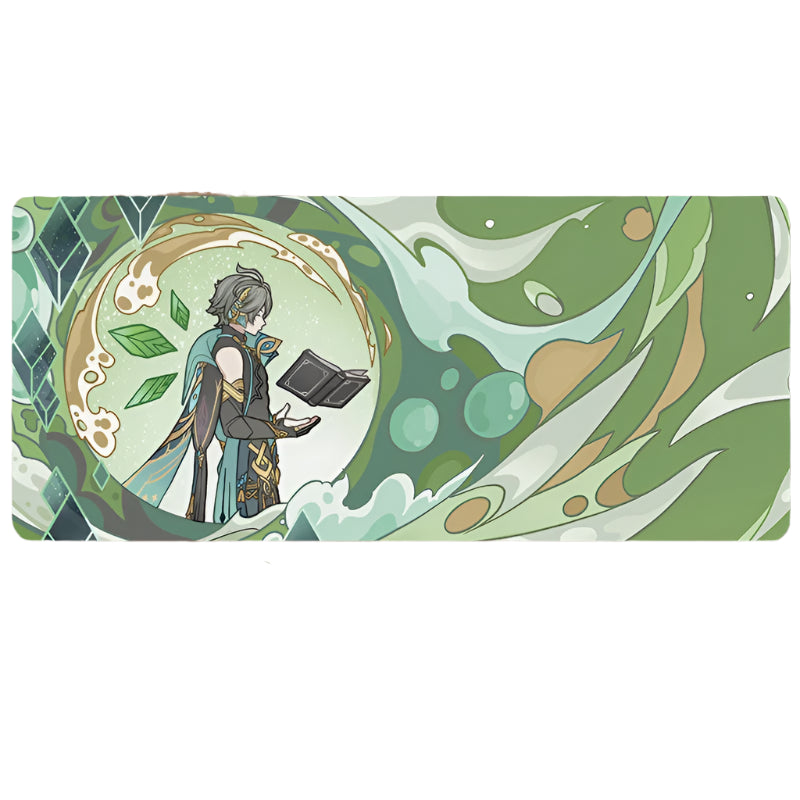 Genshin Impact Mouse Pad Non-slip Keyboard Desk Mat Mousepad