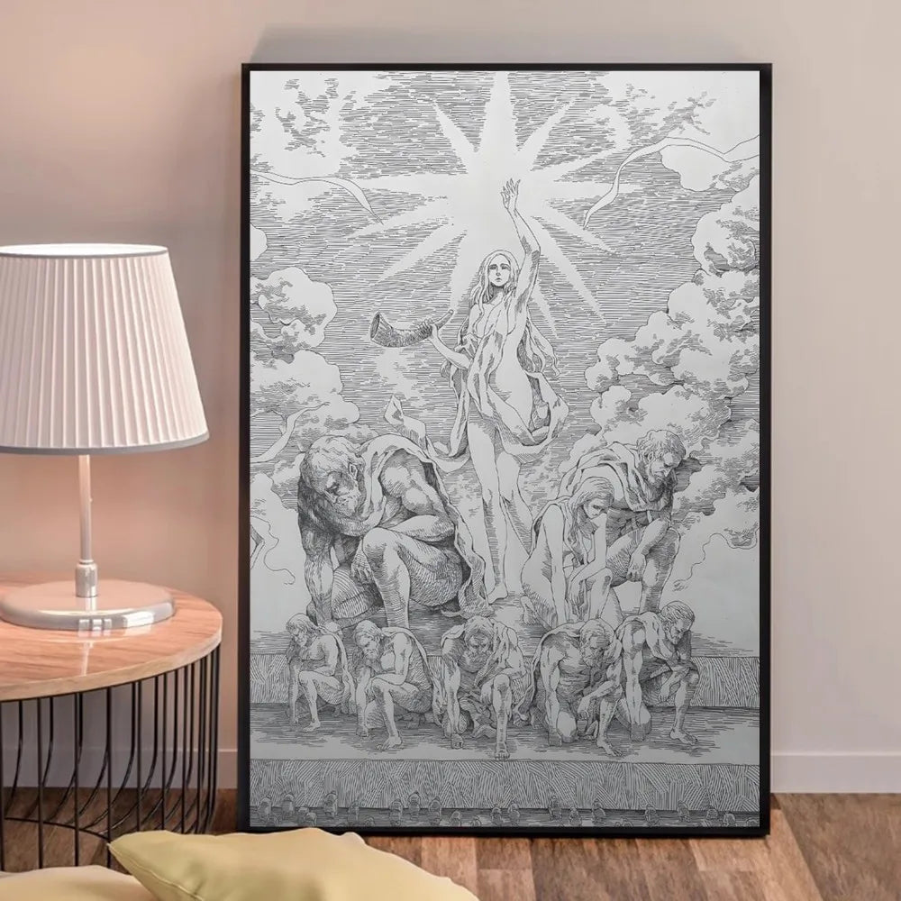 Attack on Titans Poster HD Quality Poster Wall Art Painting Study Home Decor
