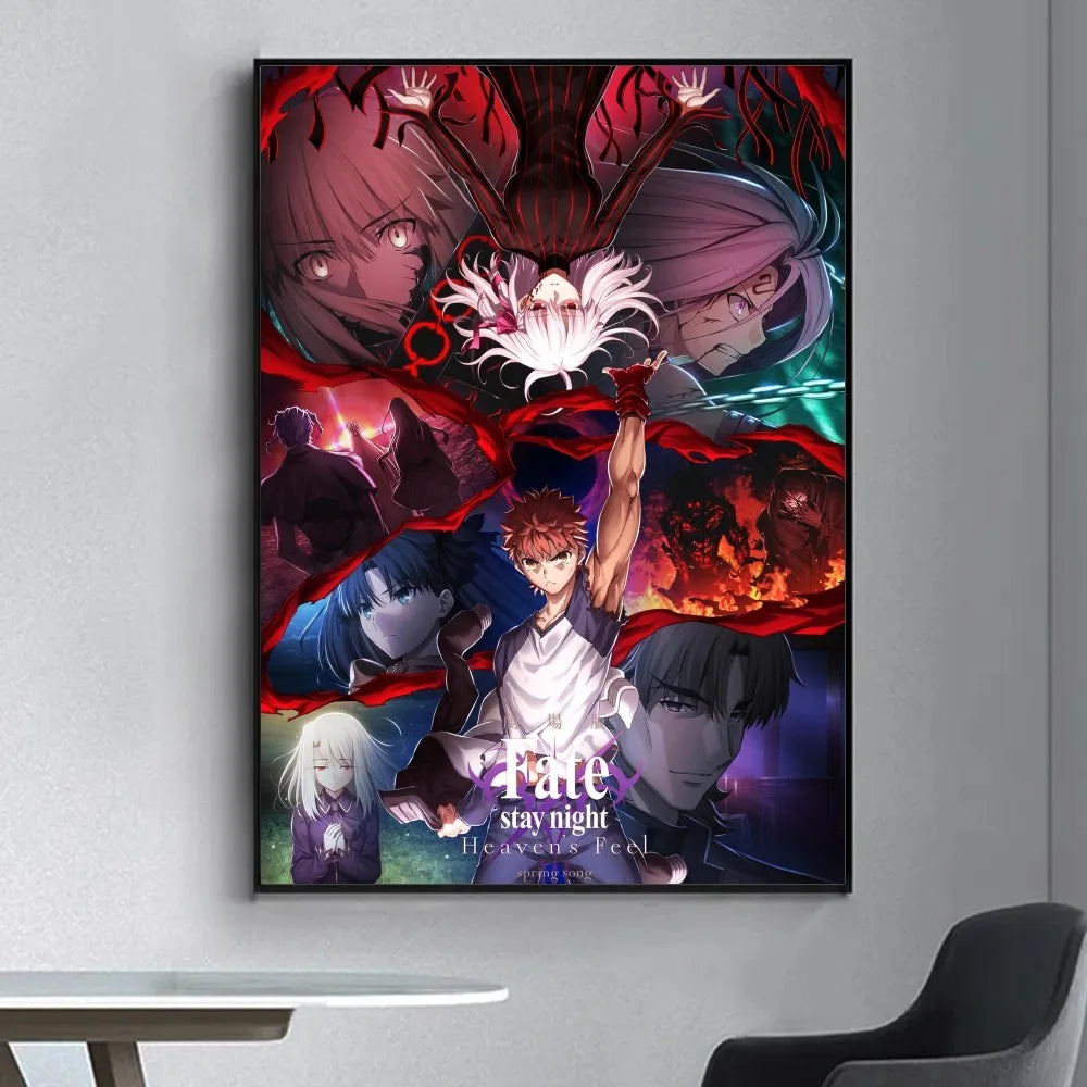 Fate Stay Night Fancy Wall Poster Vintage Decorative Posters