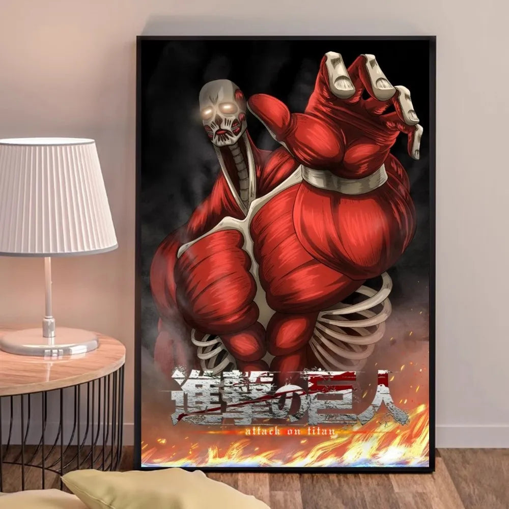 Attack on Titans Poster HD Quality Poster Wall Art Painting Study Home Decor