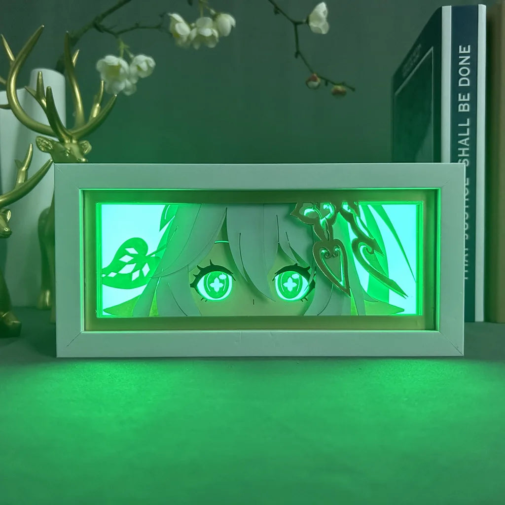 Genshin Impact Bedroom Room Night Light Box