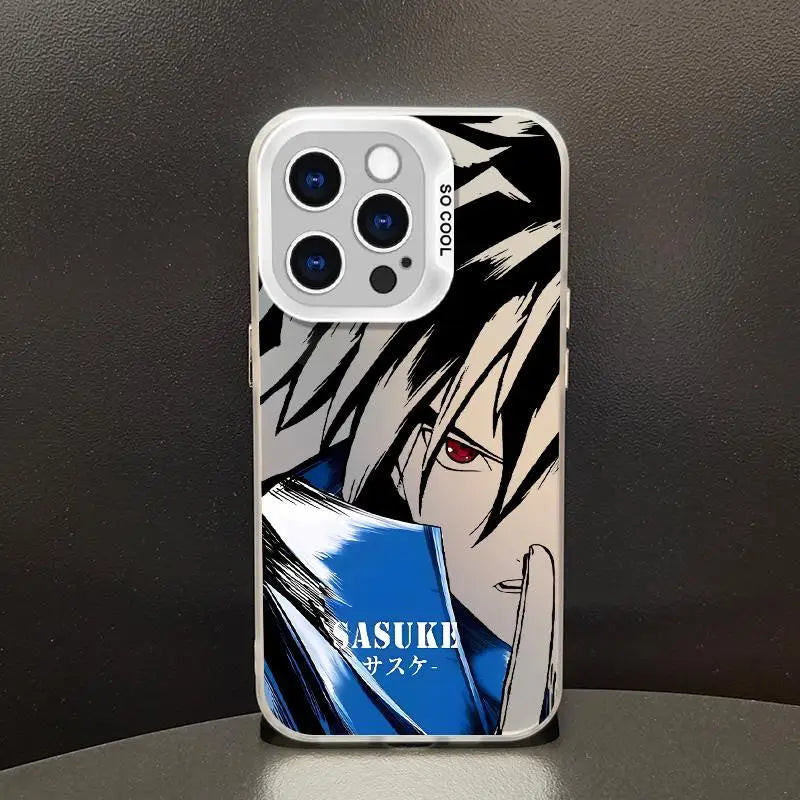 Naruto Sasuke Kakashi Phone Case for Apple iPhone 11 12 13 14 15 16 17 Pro Max Plus Air 3D NARUTO shockproof Cover