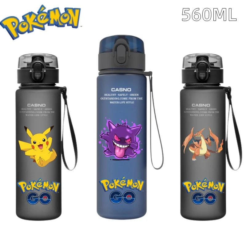 560ML Pokemon Water Cup Portable Water Bottle