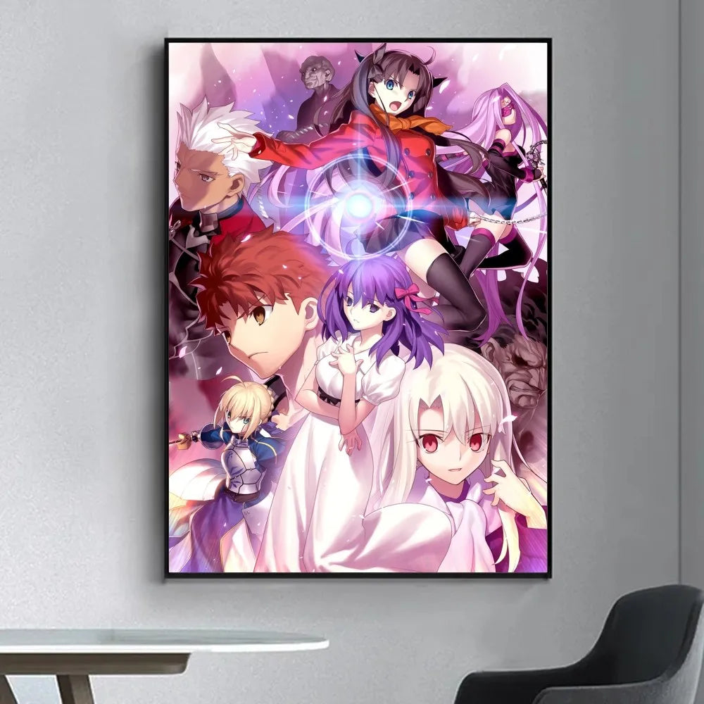 Fate Stay Night Fancy Wall Poster Vintage Decorative Posters