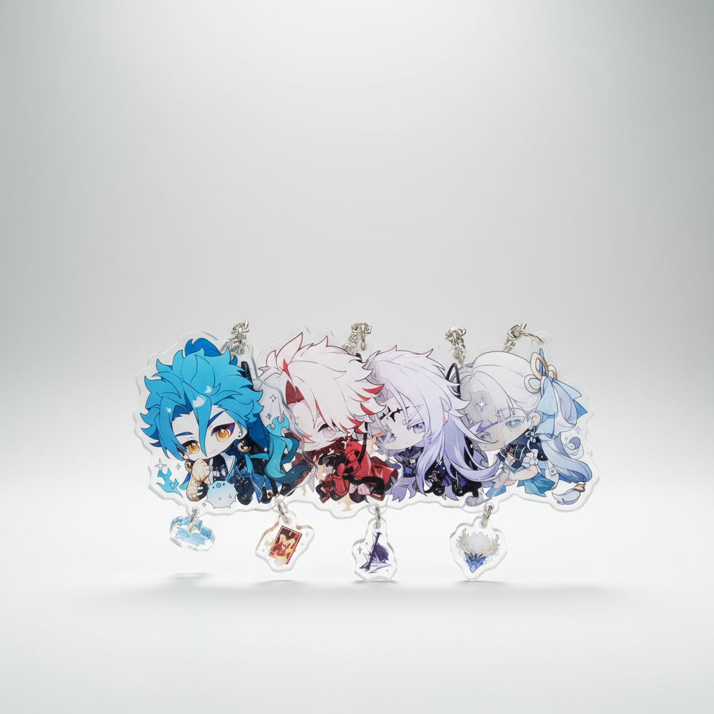 Wuthering Waves Keychain  Acrylic Anime Keyring