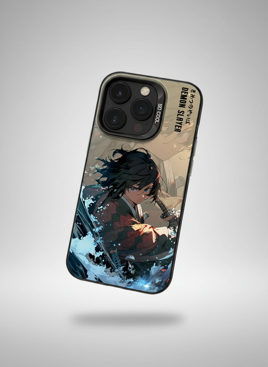 Demon Slayer Giyu Tomioka Phone case For iPhone XR XS 11 12 13 14 15 16 Hard Shell Shockproof