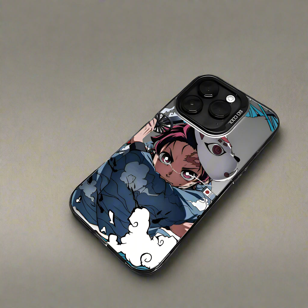 Demons Slayer Phone Case For iPhone 16 15 14 13 12 11 Pro Max XR XS Plus Shockproof Phone Cover