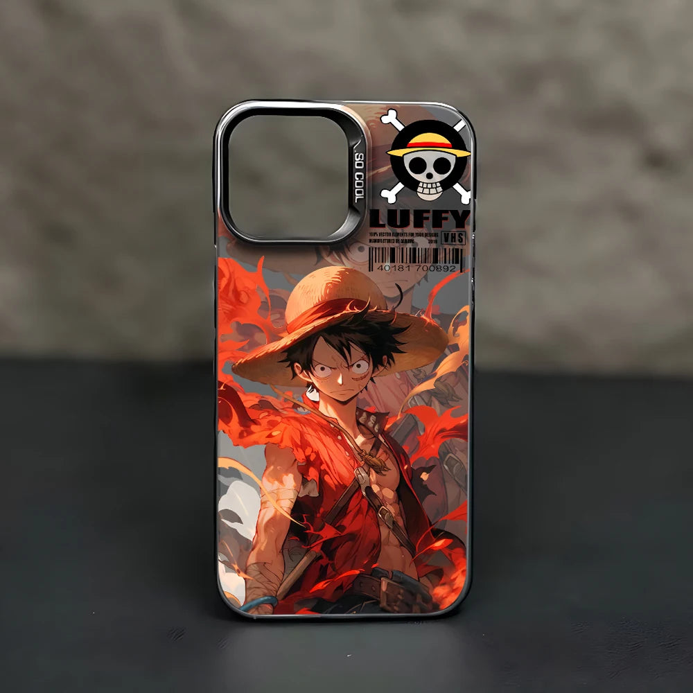 One Piece Luffy & Zoro Phone Case For iPhone 15 14 13 Pro Max Shockproof Back Cover