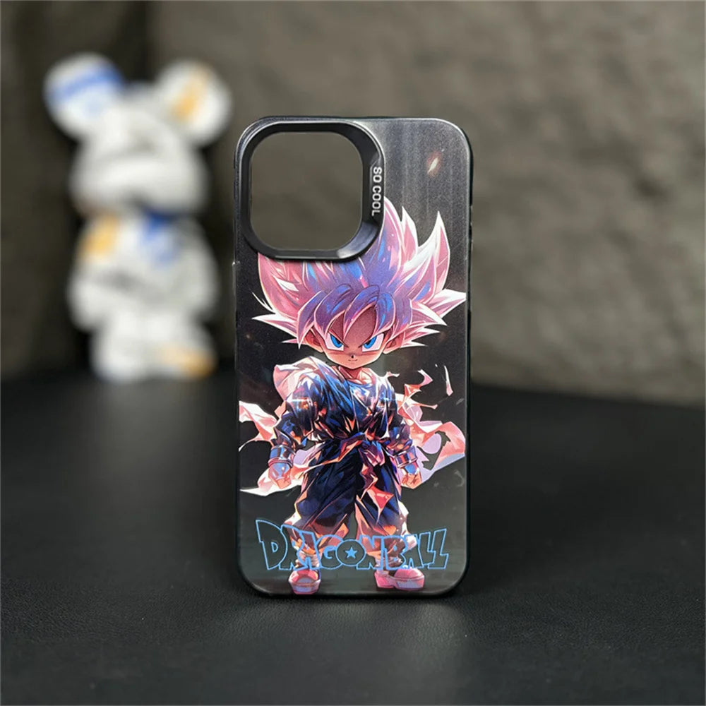 Dragon Ball Goku & Vegeta Phone Case for iPhone 16 15 14 13 12 11 Max Back Cover