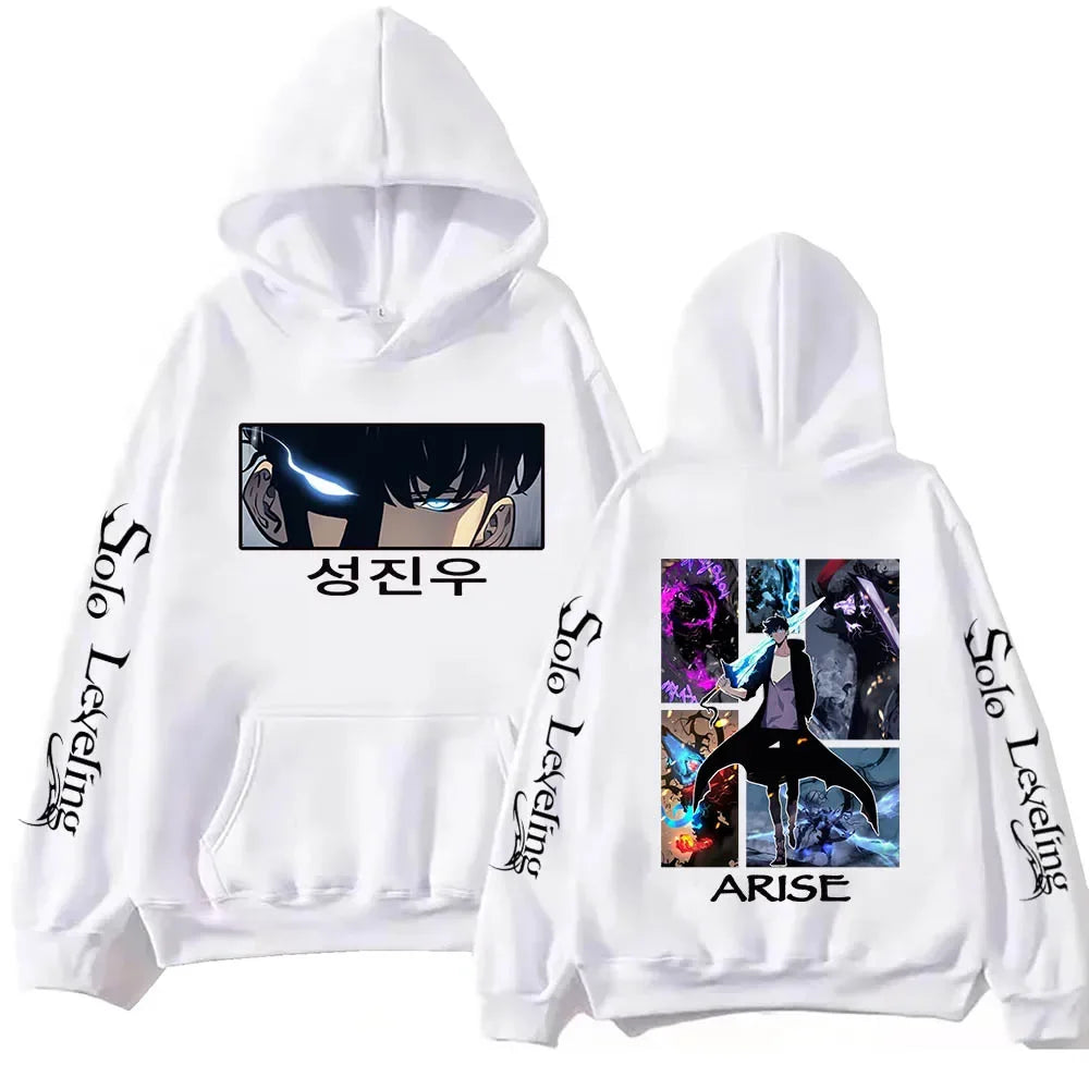 Solo Seveling Harajuku Peinted Hoodie