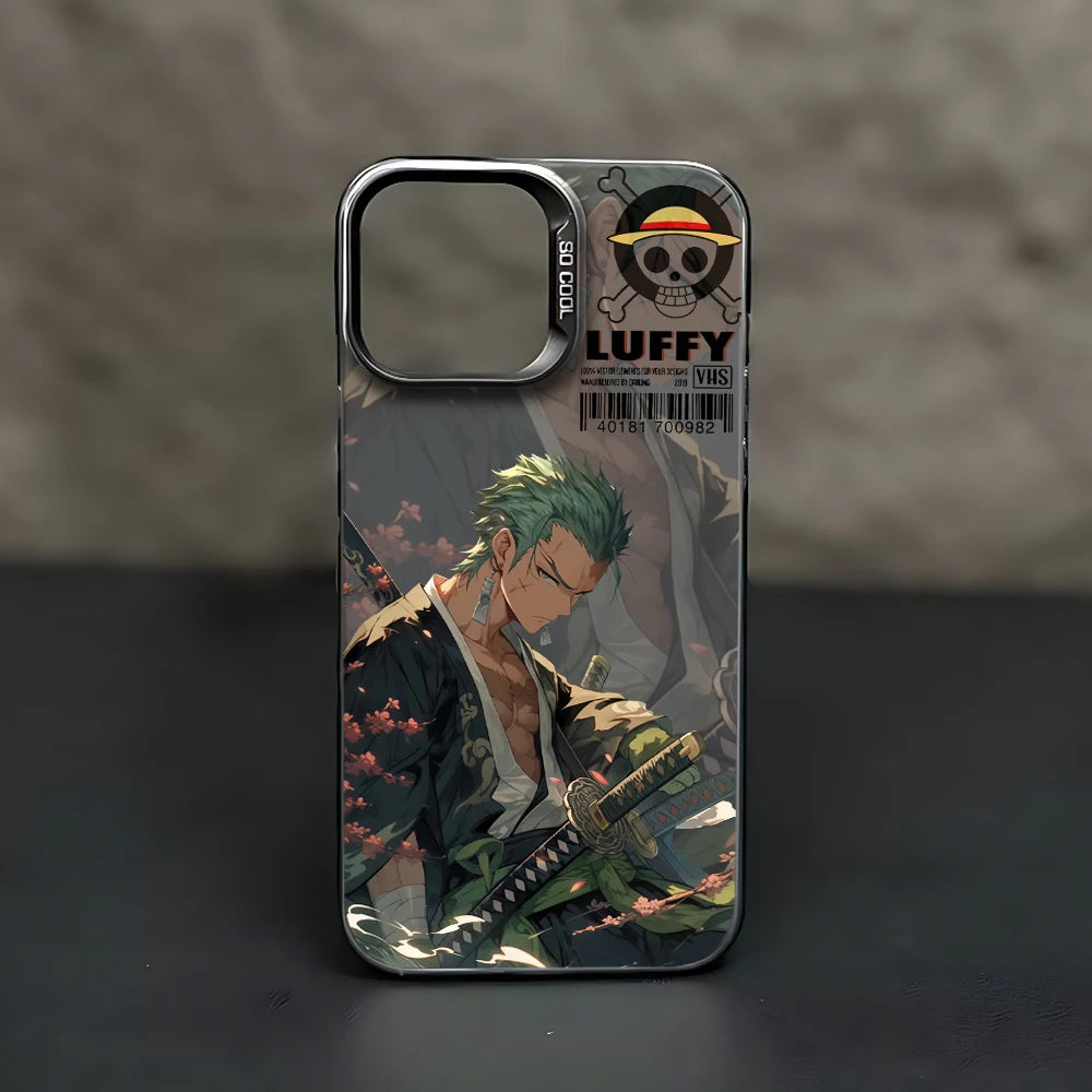 One Piece Luffy & Zoro Phone Case For iPhone 15 14 13 Pro Max Shockproof Back Cover