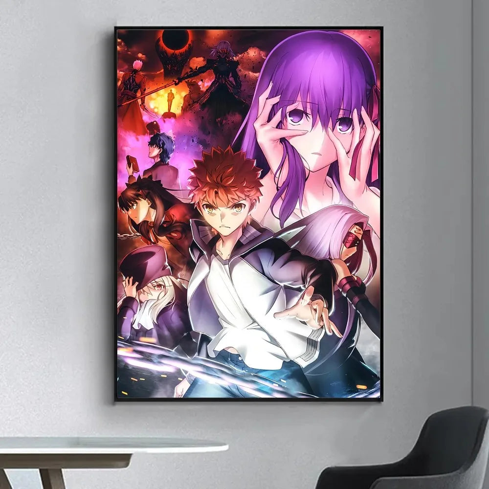 Fate Stay Night Fancy Wall Poster Vintage Decorative Posters