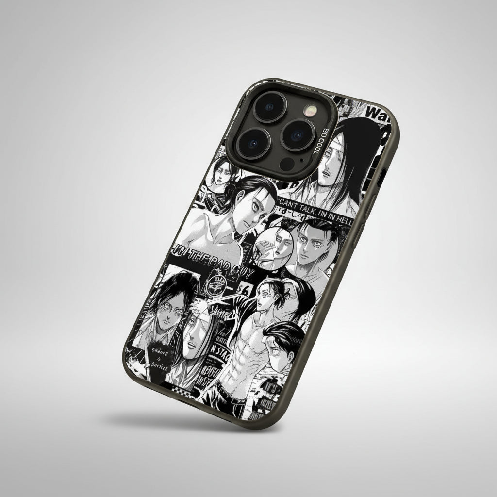 Attack on Titan Phone Case For iPhone 16 15 14 Pro Max Shockproof Back Cover