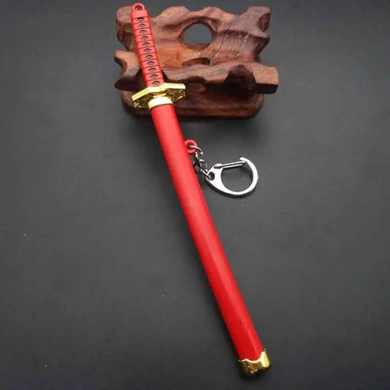 Mini Roronoa Zoro Samurai Sword Keychain