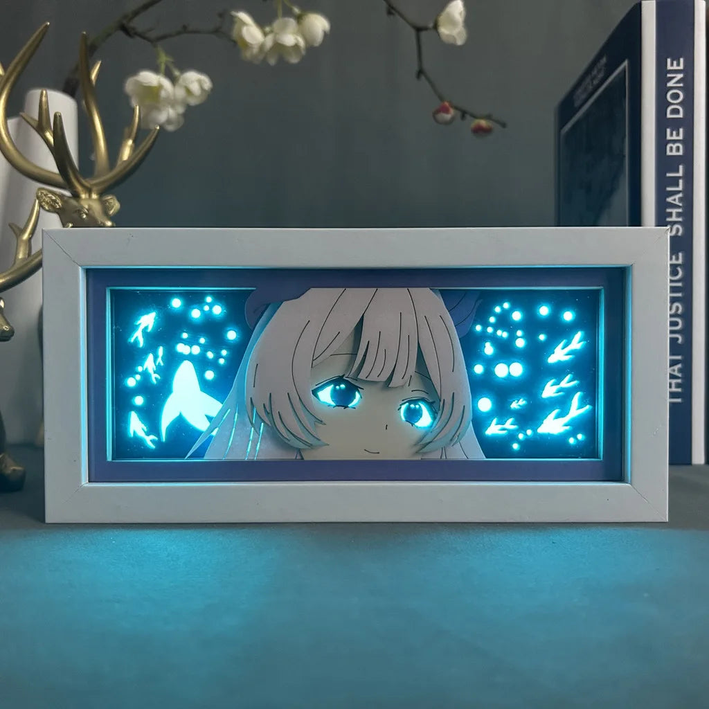 Genshin Impact Bedroom Room Night Light Box