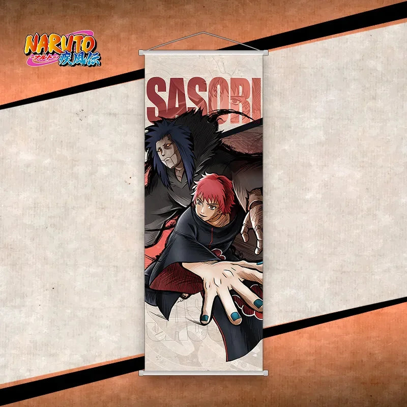 Naruto Scroll Poster Canvas Wallpainting Decoration Posters