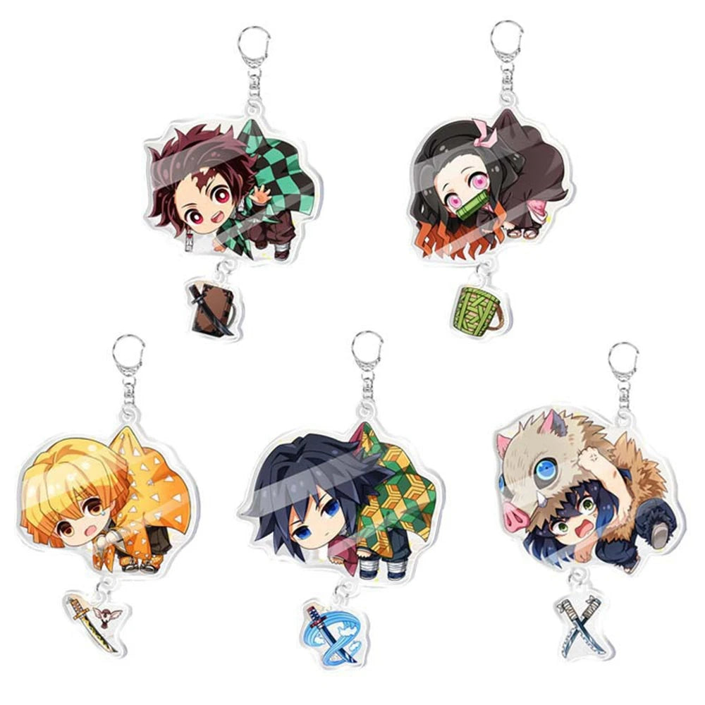 Kimetsu No Yaiba Blade of Ghost Kawaii Doll Keychain
