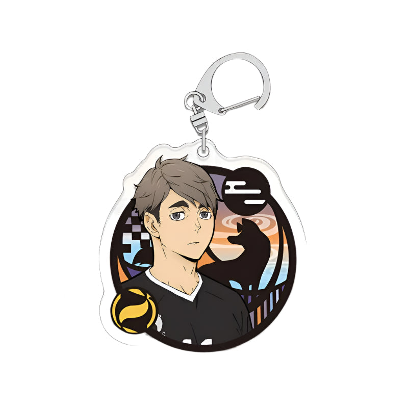 Haikyuu Acrylic Keychain Fashion Backpack Hanging Keychain