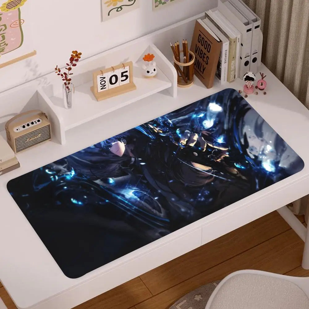 Solo Leveling Keyboard Leather Mouse Pad Anti-slip DeskMat