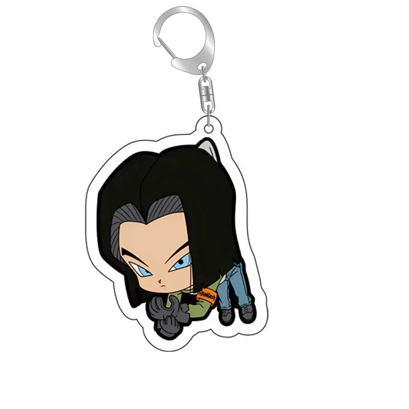Dragon Ball Transparent Acrylic Double-Sided Printed Keychain