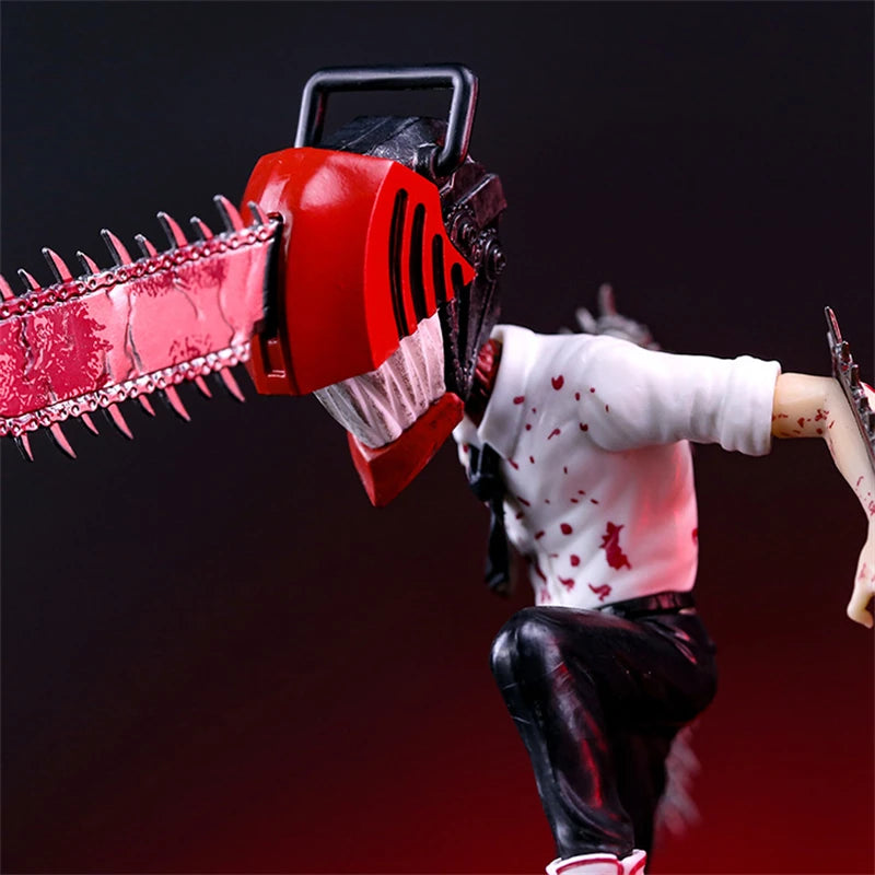 17cm Chainsaw Man Denji Figure PVC Statue Anime Action Figurine