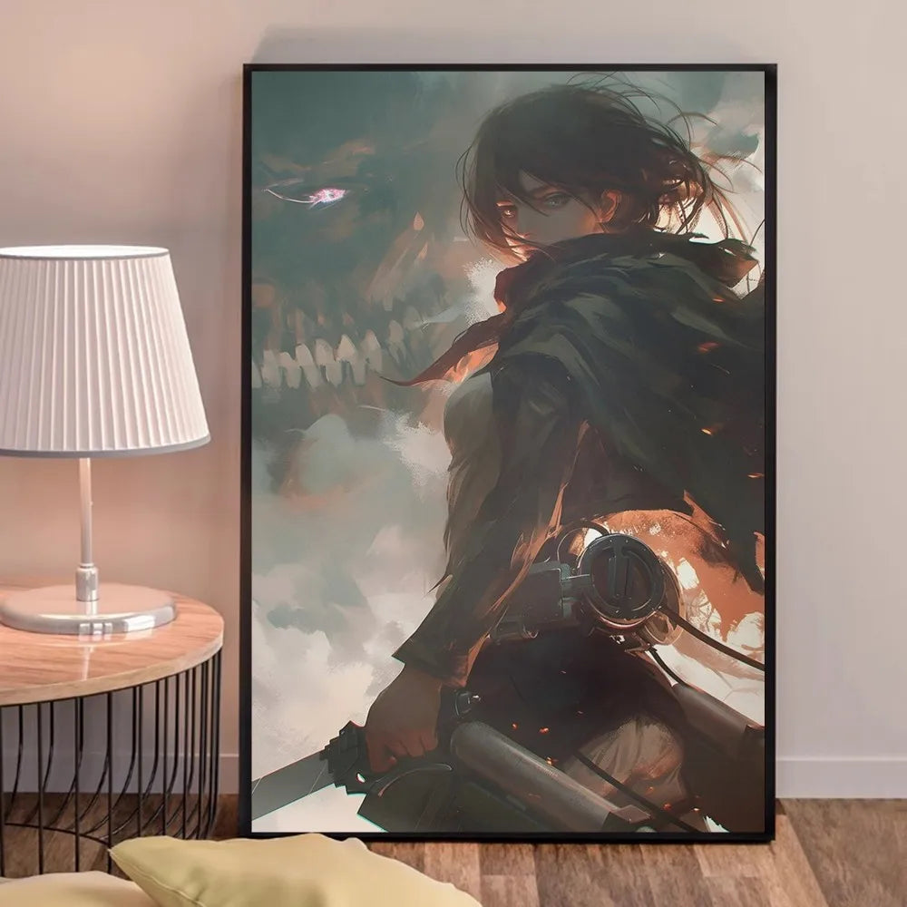 Attack on Titans Poster HD Quality Poster Wall Art Painting Study Home Decor