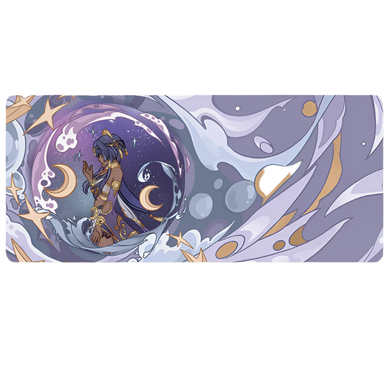 Genshin Impact Mouse Pad Non-slip Keyboard Desk Mat Mousepad