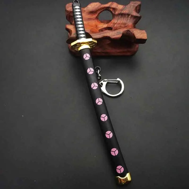 Mini Roronoa Zoro Samurai Sword Keychain