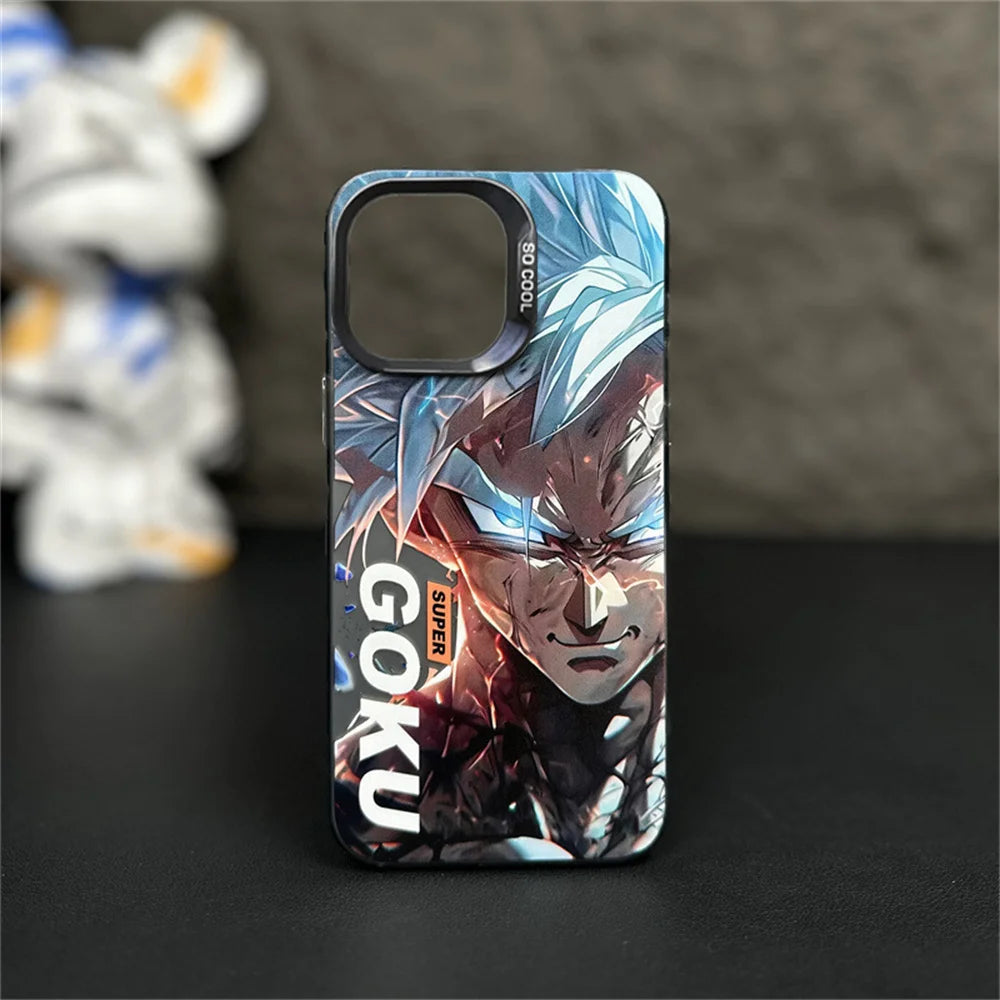 Dragon Ball Goku & Vegeta Phone Case for iPhone 16 15 14 13 12 11 Max Back Cover
