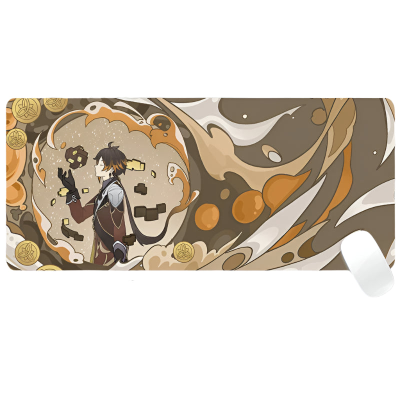 Genshin Impact Mouse Pad Non-slip Keyboard Desk Mat Mousepad