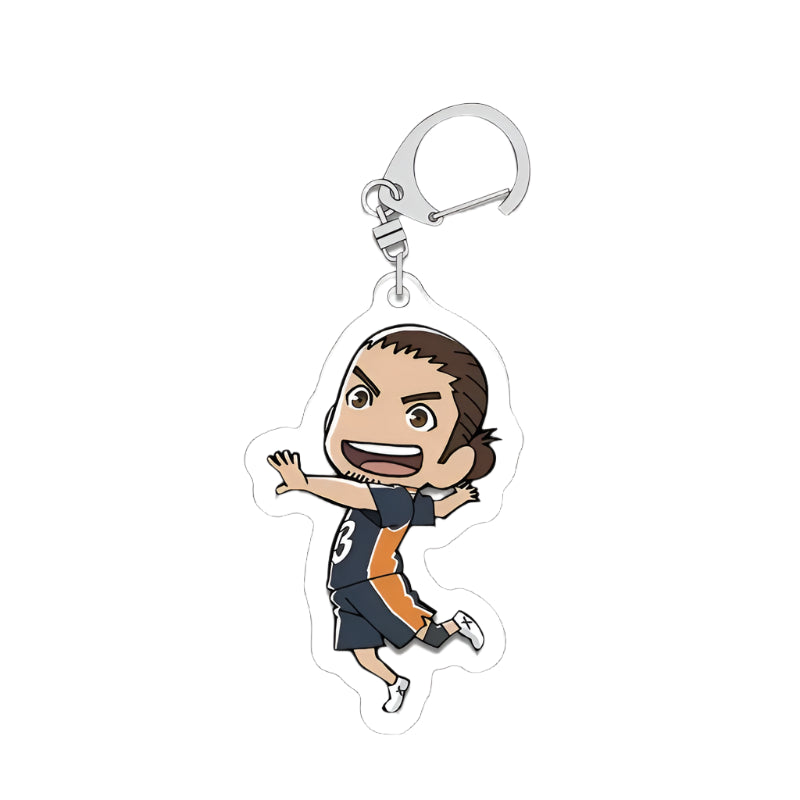Haikyuu Acrylic Keychain Keyring Backpack Hanging Keychain