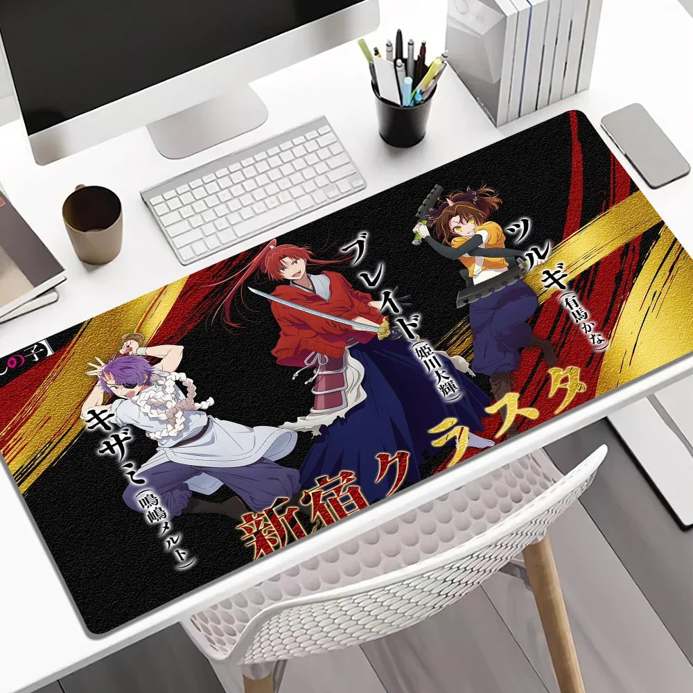Oshi No Ko Mousepad Keyboard Mats Rubber PC Office Lartge Anti-slip DeskMat