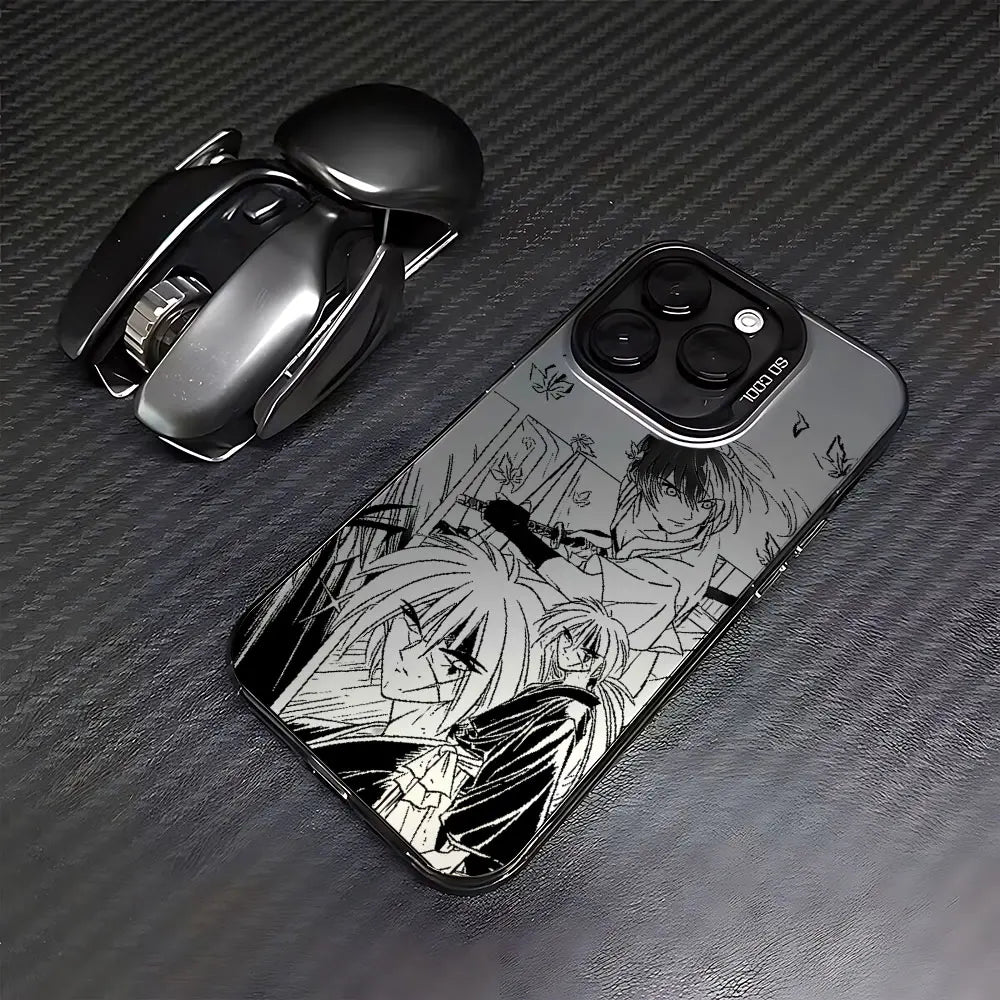 Rurouni Kenshin Phone Case For iPhone 15 14 13 Pro MAX Shockproof Back Cover